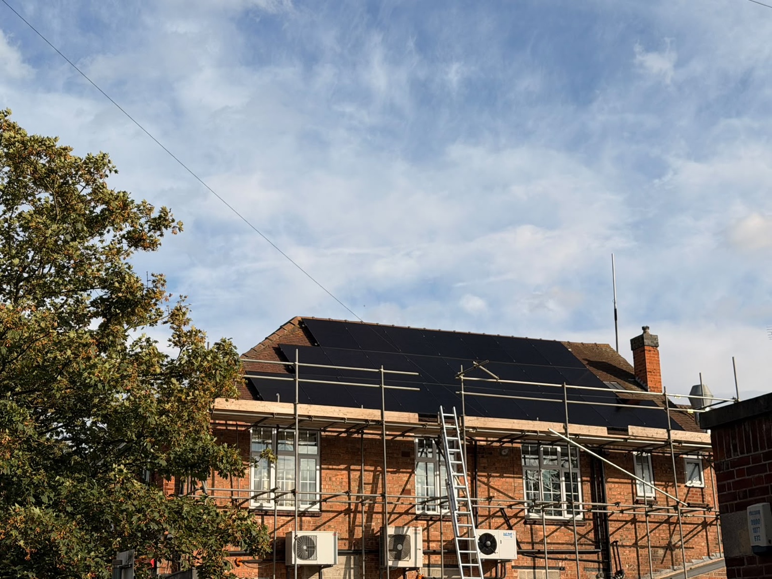 Residential solar panel installation by WorkWork Energy